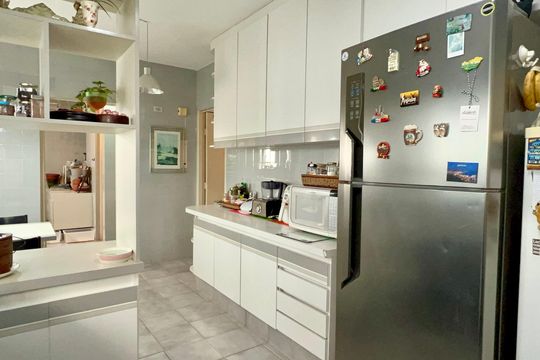Cozinha de apartamento à venda com 3 quartos, 160m² em Jardim Paulista, São Paulo