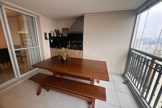 Varanda de apartamento à venda com 4 quartos, 178m² em Cidade Monções, São Paulo
