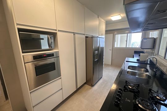 Cozinha de apartamento à venda com 4 quartos, 178m² em Cidade Monções, São Paulo