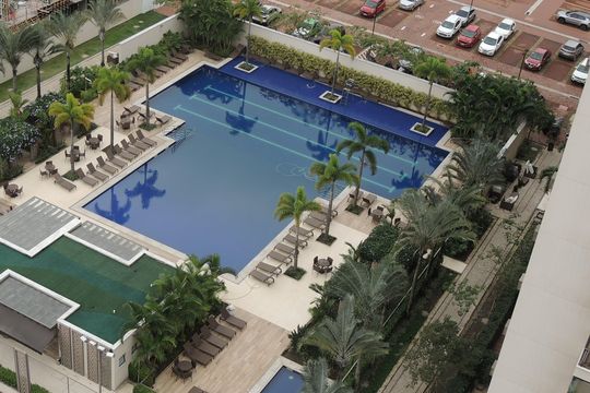 Área comum - Piscina de apartamento para alugar com 3 quartos, 77m² em Jacarepaguá, Rio de Janeiro