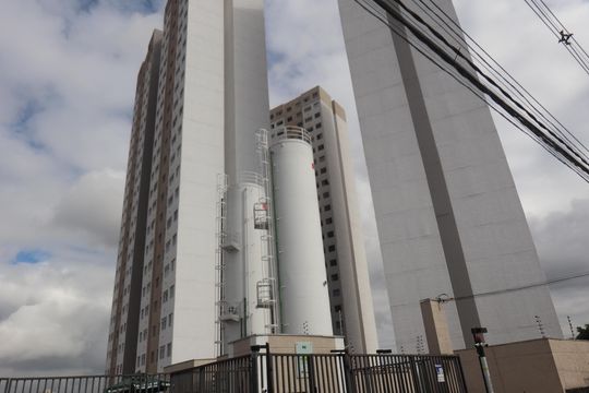 Fachada de apartamento à venda com 2 quartos, 35m² em Fazenda da Juta, São Paulo