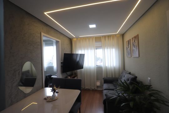 Sala de apartamento à venda com 2 quartos, 35m² em Fazenda da Juta, São Paulo