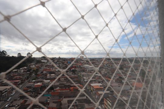 Vista da Sala de apartamento à venda com 2 quartos, 35m² em Fazenda da Juta, São Paulo