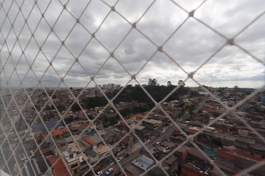 Vista da Sala de apartamento à venda com 2 quartos, 35m² em Fazenda da Juta, São Paulo