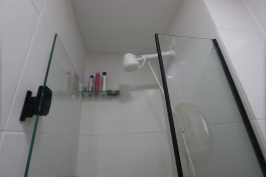 Banheiro de apartamento à venda com 2 quartos, 35m² em Fazenda da Juta, São Paulo