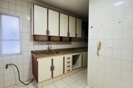 Cozinha de apartamento à venda com 3 quartos, 90m² em Bonfim, Campinas
