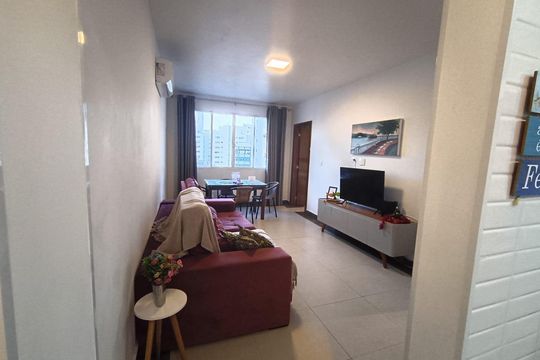 Sala de apartamento para alugar com 2 quartos, 60m² em Boqueirão, Santos
