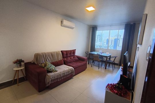 Sala de apartamento para alugar com 2 quartos, 60m² em Boqueirão, Santos