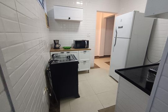 Cozinha de apartamento para alugar com 2 quartos, 60m² em Boqueirão, Santos