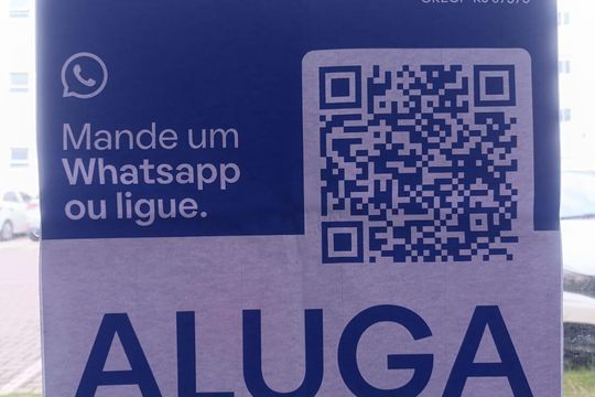 Placa de apartamento para alugar com 2 quartos, 50m² em Jardim Alvorada, Nova Iguaçu