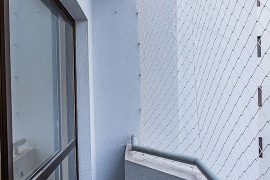 Varanda sala de apartamento para alugar com 2 quartos, 60m² em Vila Mangalot, São Paulo
