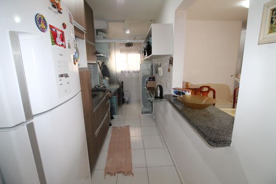 Cozinha de apartamento para alugar com 2 quartos, 65m² em Vila Industrial, São José dos Campos