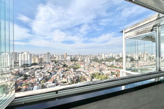Varanda gourmet Vista de apartamento à venda com 2 quartos, 105m² em Lauzane Paulista, São Paulo