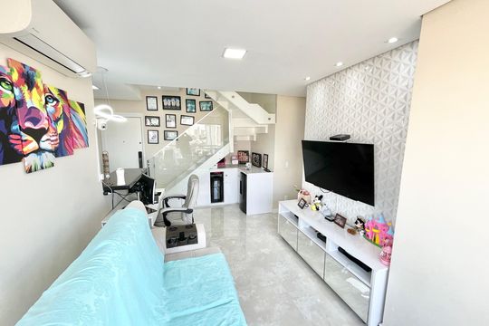 Sala de apartamento à venda com 2 quartos, 105m² em Lauzane Paulista, São Paulo