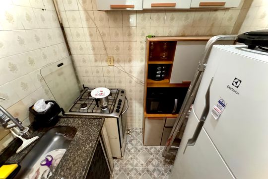 Cozinha de apartamento à venda com 2 quartos, 40m² em Centro, Rio de Janeiro