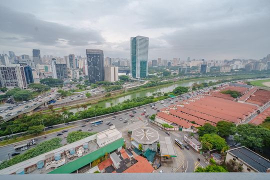Varanda de apartamento à venda com 1 quarto, 62m² em Pinheiros, São Paulo