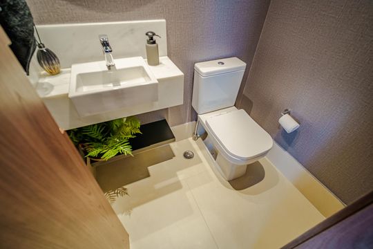 Lavabo de apartamento à venda com 1 quarto, 62m² em Pinheiros, São Paulo