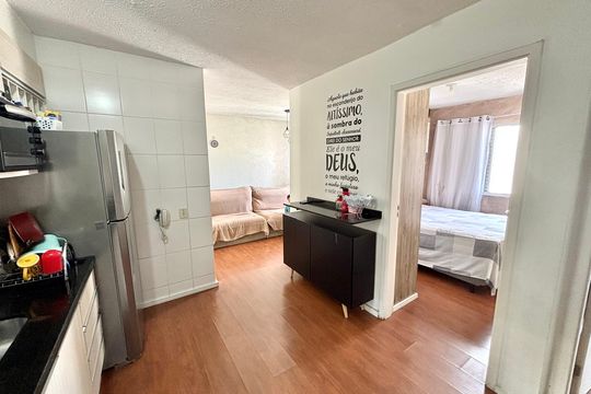Cozinha de apartamento à venda com 2 quartos, 49m² em Parque Savoi City, São Paulo