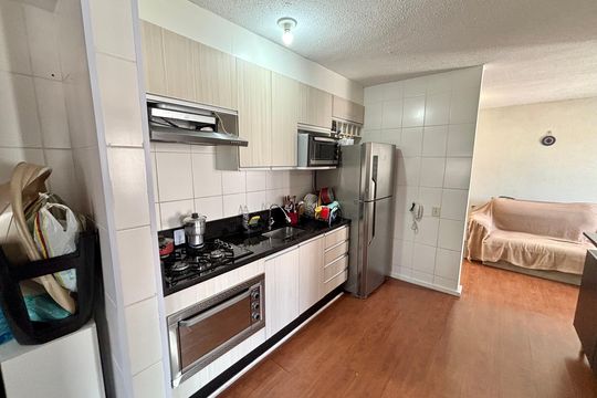 Cozinha de apartamento à venda com 2 quartos, 49m² em Parque Savoi City, São Paulo
