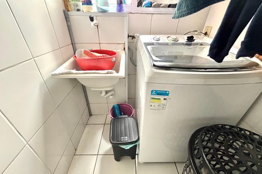 Área de serviço de apartamento à venda com 2 quartos, 49m² em Parque Savoi City, São Paulo