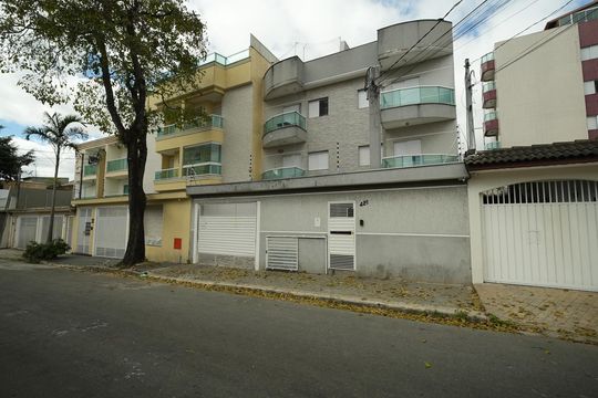 Placa de apartamento à venda com 2 quartos, 55m² em Campestre, Santo André