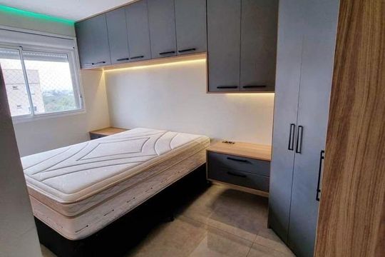 Quarto 2 de apartamento à venda com 2 quartos, 54m² em Fátima, Canoas
