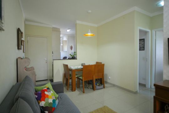 Sala  de apartamento à venda com 2 quartos, 75m² em Centro, São Bernardo do Campo