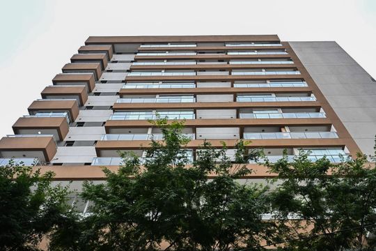 Fachada de kitnet/studio à venda com 1 quarto, 35m² em Brooklin, São Paulo