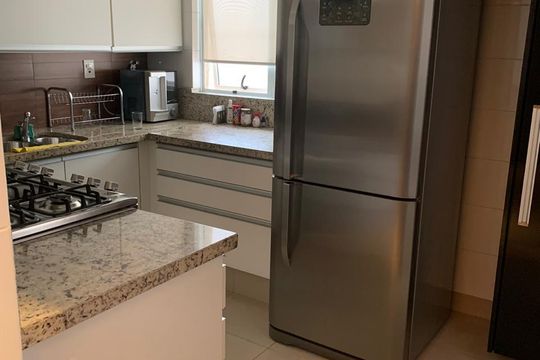 Cozinha de apartamento para alugar com 4 quartos, 154m² em Vila da Serra, Nova Lima