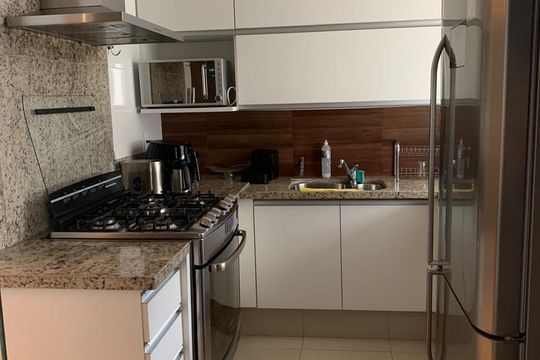 Cozinha de apartamento para alugar com 4 quartos, 154m² em Vila da Serra, Nova Lima