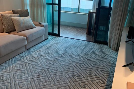 Sala de apartamento para alugar com 4 quartos, 154m² em Vila da Serra, Nova Lima