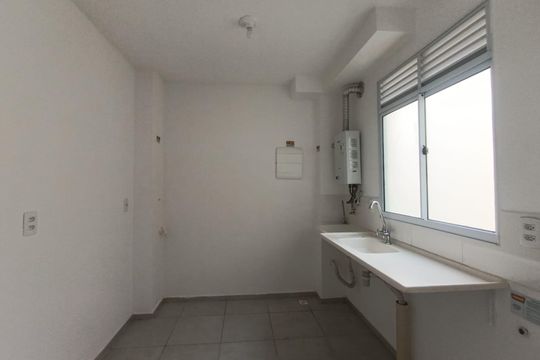 Cozinha e Área de Serviço de apartamento para alugar com 2 quartos, 40m² em Jardim Alvorada, Nova Iguaçu