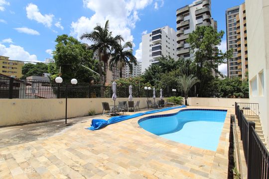 Área Comum - Piscina de apartamento à venda com 4 quartos, 161m² em Moema, São Paulo