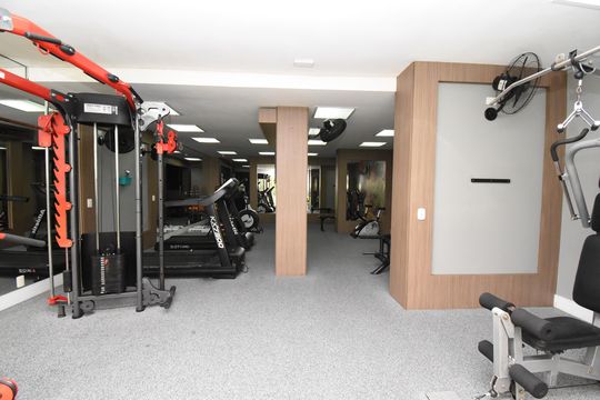 Área comum - Academia de apartamento à venda com 2 quartos, 50m² em Centro, Curitiba