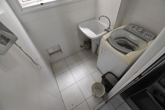 Área de Serviço de apartamento à venda com 2 quartos, 50m² em Centro, Curitiba
