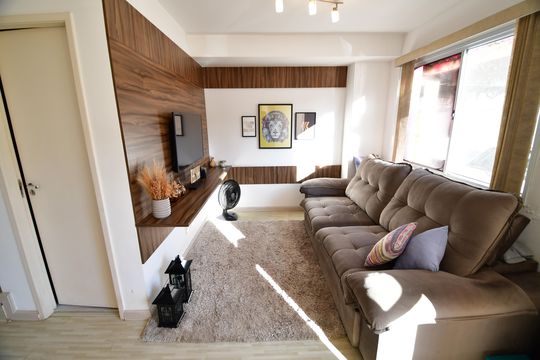 Sala de casa de condomínio à venda com 3 quartos, 100m² em Parque Imperador, Campinas