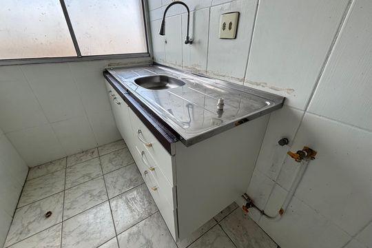 Cozinha  de apartamento à venda com 2 quartos, 84m² em Jardim Sao Nicolau, São Paulo