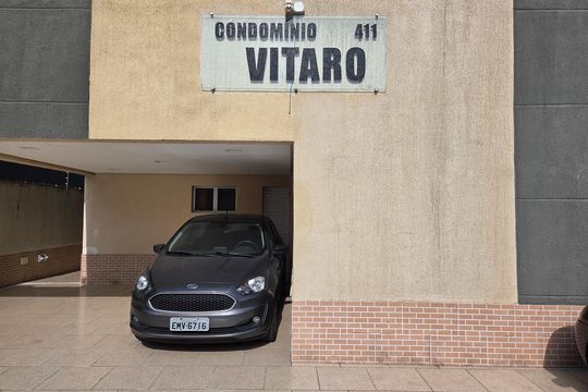Fachada de casa de condomínio para alugar com 1 quarto, 60m² em Cidade Ocian, Praia Grande
