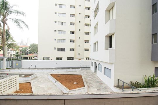 Vista da Sacada de apartamento à venda com 2 quartos, 57m² em Vila Anglo Brasileira, São Paulo