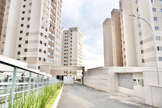 Fachada de apartamento para alugar com 3 quartos, 68m² em Palmeiras, Belo Horizonte