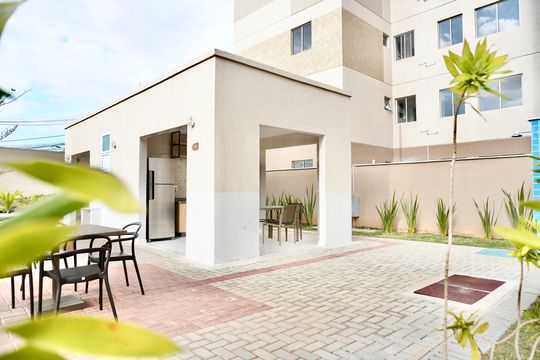 Área comum - Churrasqueira de apartamento para alugar com 3 quartos, 68m² em Palmeiras, Belo Horizonte