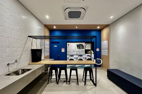 Lavanderia  de apartamento para alugar com 1 quarto, 34m² em Santo Amaro, São Paulo