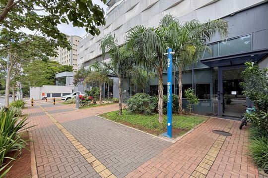 Fachada  de apartamento para alugar com 1 quarto, 34m² em Santo Amaro, São Paulo