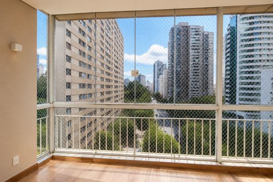 Varanda e Vista de apartamento à venda com 4 quartos, 530m² em Consolação, São Paulo