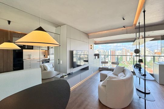 Apartamento para alugar com 1 quarto, 38m² em Brooklin, São Paulo