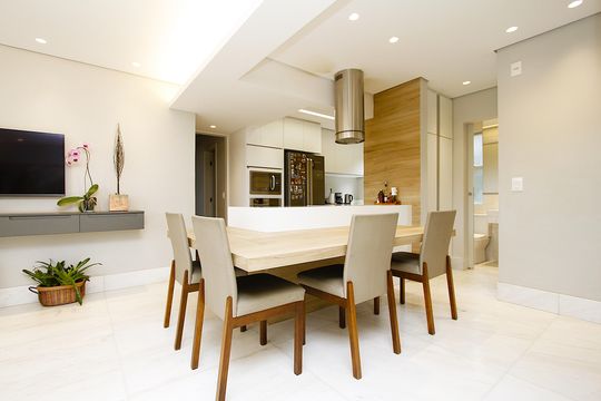 Cozinha de apartamento à venda com 3 quartos, 95m² em Gutierrez, Belo Horizonte