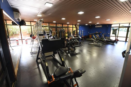 Área comum - Academia de casa de condomínio à venda com 4 quartos, 380m² em Vila Hollândia, Campinas