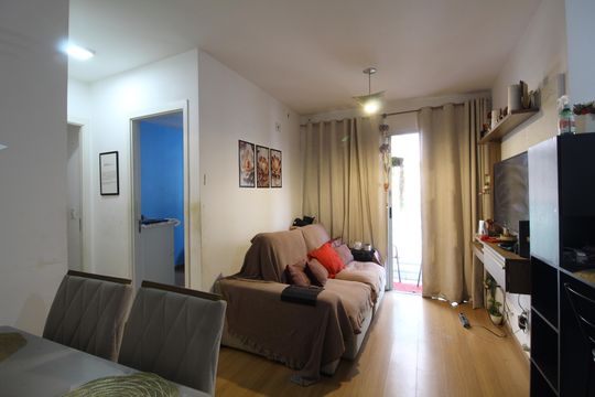 Sala de apartamento para alugar com 2 quartos, 49m² em Pechincha, Rio de Janeiro