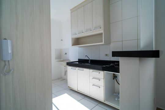 Cozinha de apartamento para alugar com 2 quartos, 55m² em Alto da Boa Vista, Sorocaba