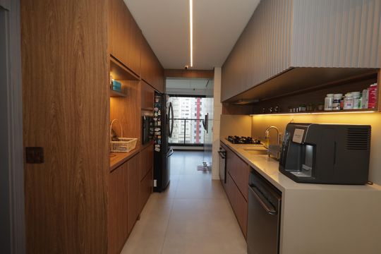Cozinha de apartamento à venda com 3 quartos, 147m² em Vila Mariana, São Paulo